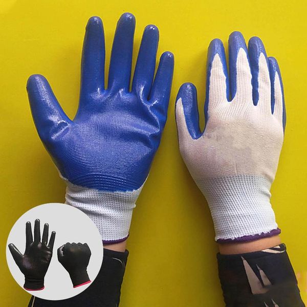 five fingers gloves 12 pairs wearable oil resistant non-slip protection full finger touch screen long cycling bike, Blue;gray
five fingers gloves 12 pairs wearable oil resistant non-slip protection full finger touch screen long cycling bike, Blue;gray