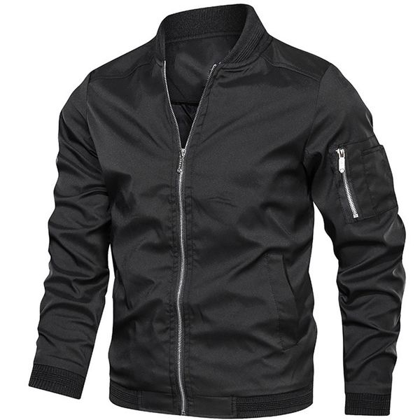 mens jackets and coats men's bomber jacket spring autumn jacket men new fashion army outdoors clothes casual streetwear 201124, Black;brown
mens jackets and coats men's bomber jacket spring autumn jacket men new fashion army outdoors clothes casual streetwear 201124, Black;brown