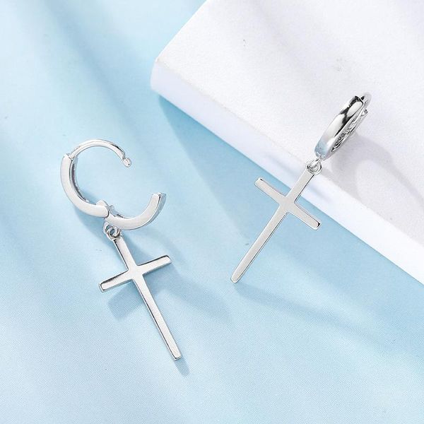 yuan's s925 sterling silver cross dangle earrings for women new trend lady fashion jewelry pendientes mujer moda
yuan's s925 sterling silver cross dangle earrings for women new trend lady fashion jewelry pendientes mujer moda
