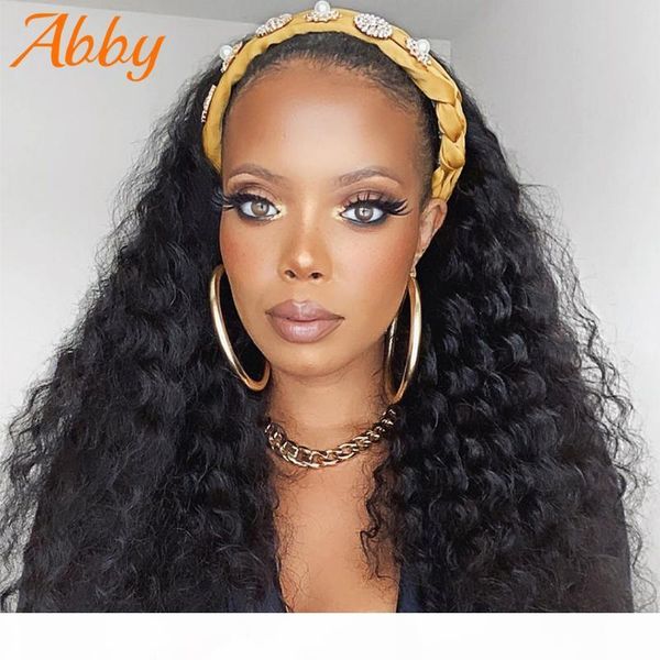 abby 30" 32" long deep wave headband wigs for women deep wave headband human hair wigs 150% density scarf wig, Black;brown
abby 30" 32" long deep wave headband wigs for women deep wave headband human hair wigs 150% density scarf wig, Black;brown