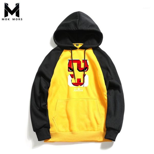 men's new bull head 23 print stitching hooded long sleeve mens hoodies fashion brand slim jogger men hoodies sweatshirts1, Black
men's new bull head 23 print stitching hooded long sleeve mens hoodies fashion brand slim jogger men hoodies sweatshirts1, Black