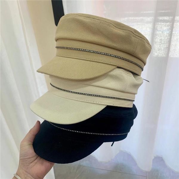 202101-may9009 new britain rhinestone decorate leisure lady octagonal hat women visors cap, Blue;gray
202101-may9009 new britain rhinestone decorate leisure lady octagonal hat women visors cap, Blue;gray