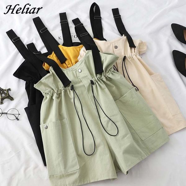 heliar overalls female rompers adjustable drawstring playsuits button rompers elastic waist lady 2019 summer fashion playsuits t200704, Black;white
heliar overalls female rompers adjustable drawstring playsuits button rompers elastic waist lady 2019 summer fashion playsuits t200704, Black;white