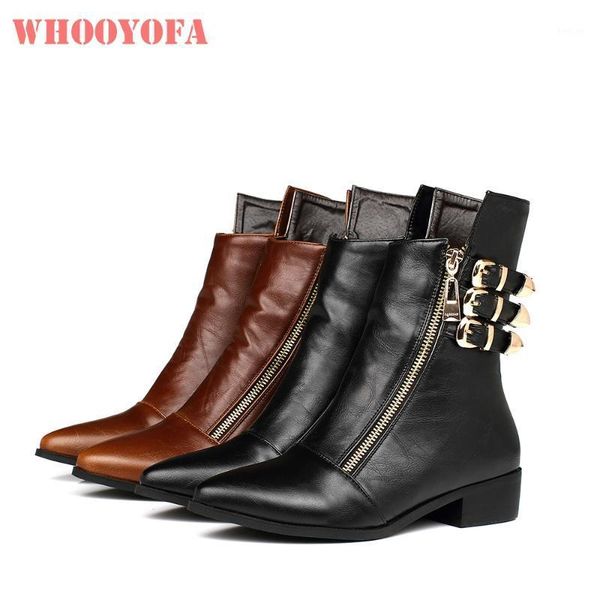 brand new buckle brown black women ankle boots pointed toe low square heels lady shoes wh318 plus big size 10 43 451
brand new buckle brown black women ankle boots pointed toe low square heels lady shoes wh318 plus big size 10 43 451