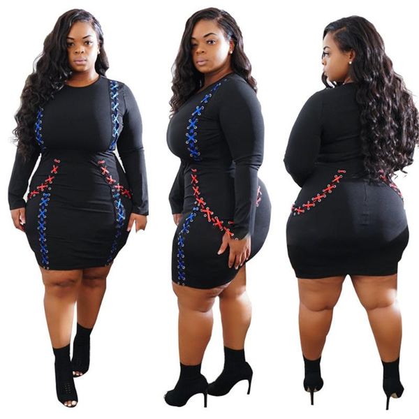 casual dresses selling oversize women dress fashion contrast color lace-up o-neck long sleeve slim bodycon mini for nightclub party, Black;gray
casual dresses selling oversize women dress fashion contrast color lace-up o-neck long sleeve slim bodycon mini for nightclub party, Black;gray