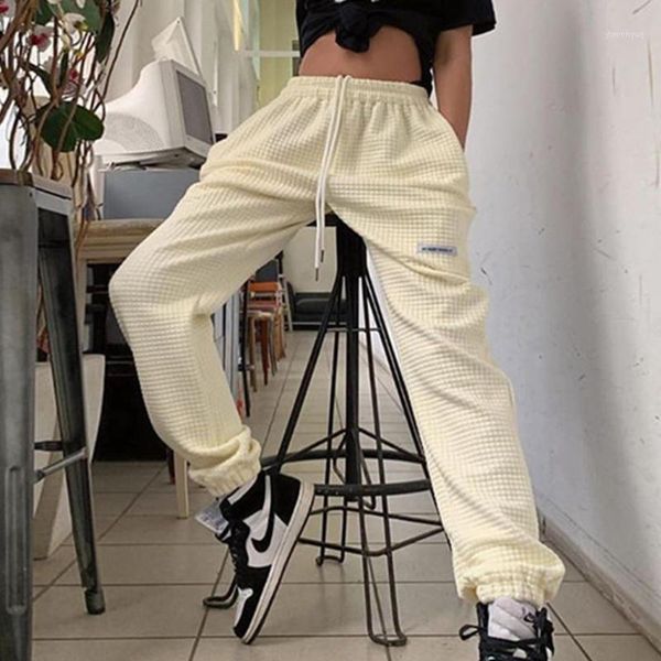 women fashion high street loose straight pants autumn 2020 simple wild ladies trousers sports drawstring slacks sweatpants mujer1, Black;white
women fashion high street loose straight pants autumn 2020 simple wild ladies trousers sports drawstring slacks sweatpants mujer1, Black;white