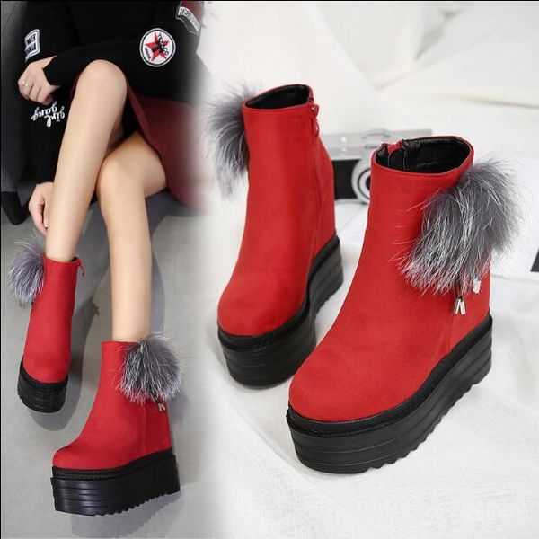 2020 with skin leaning ball more women's one inch thick snow cotton-washed boots rgyr, Black
2020 with skin leaning ball more women's one inch thick snow cotton-washed boots rgyr, Black