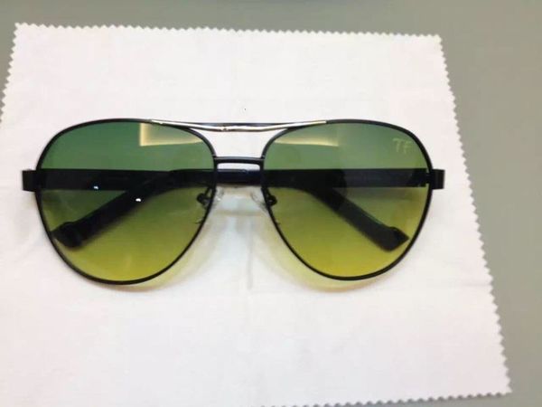 green glasses, polarized sunglasses, driver's driving sunglasses and yellow sunglasses, White;black