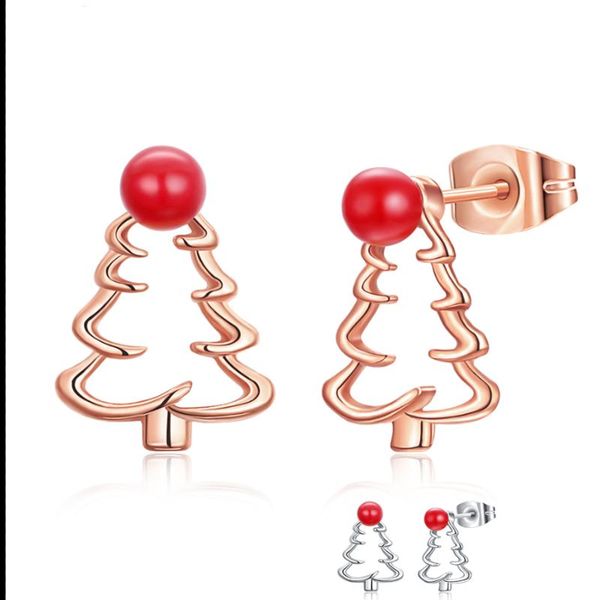 pfhoo fashion christmas tree women's earrings round enamel rose gold plated stud earring jewelry anniversary gift to girlfriend, Golden;silver
pfhoo fashion christmas tree women's earrings round enamel rose gold plated stud earring jewelry anniversary gift to girlfriend, Golden;silver