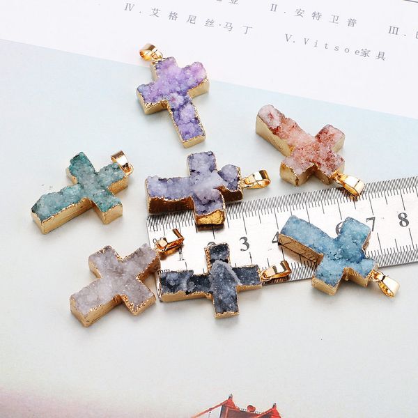 bead new chakra point crystal quartz healing gemstone necklace pendant original natural stone-style making necklaces acc
bead new chakra point crystal quartz healing gemstone necklace pendant original natural stone-style making necklaces acc