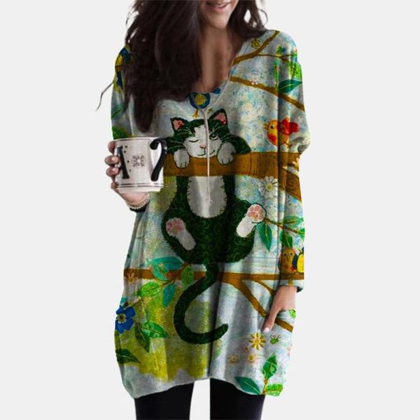 casual dresses oversized dress round neck printed harajuku style ladies long sleeve pocket loose for fashion female2021, Black;gray
casual dresses oversized dress round neck printed harajuku style ladies long sleeve pocket loose for fashion female2021, Black;gray