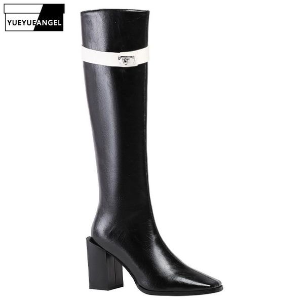 boots vintage square toe womens microfiber high heel straight zippers rubber sole winter warm half knee, Black
boots vintage square toe womens microfiber high heel straight zippers rubber sole winter warm half knee, Black