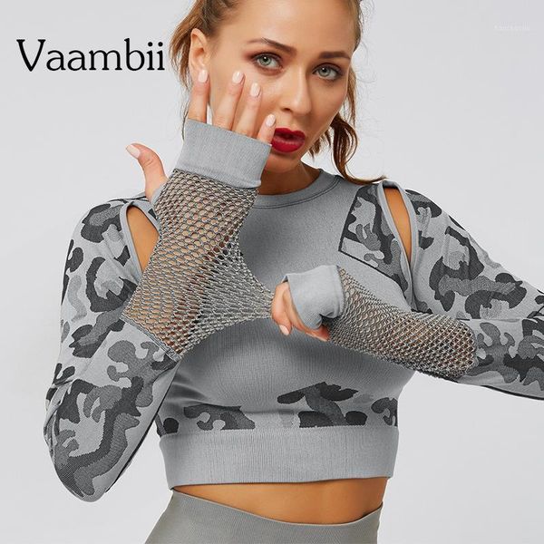yoga outfits women's mesh cropped seamless fitness t-shirt for women long sleeve shirt ladies wear gym clothes1, White;red
yoga outfits women's mesh cropped seamless fitness t-shirt for women long sleeve shirt ladies wear gym clothes1, White;red
