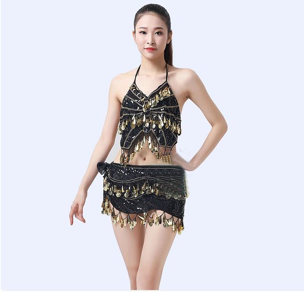 2pcs belly dance costumes sequins coins belly club wear outfits stage dance show performance carnival halloween bra+hip scarf, Black;red
2pcs belly dance costumes sequins coins belly club wear outfits stage dance show performance carnival halloween bra+hip scarf, Black;red