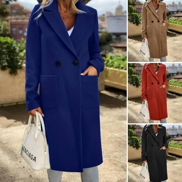women's suits & blazers zanzea 2021 stylish wool blend coats jackets casual long sleeve outwears female double breasted overcoats overs, White;black
women's suits & blazers zanzea 2021 stylish wool blend coats jackets casual long sleeve outwears female double breasted overcoats overs, White;black