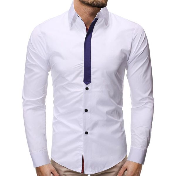 2020 new brand men's camisa masculina long sleeve male shirt business slim fit shirt streetwear casual shirts, White;black
2020 new brand men's camisa masculina long sleeve male shirt business slim fit shirt streetwear casual shirts, White;black