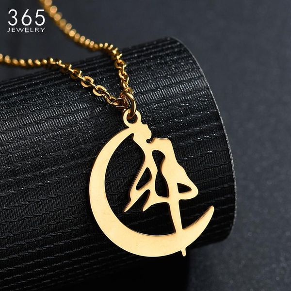 pendant necklaces 365 charm stainless steel star moon necklace for women lucky eiffel tower dancing girl sun chain chrismas gift, Silver
pendant necklaces 365 charm stainless steel star moon necklace for women lucky eiffel tower dancing girl sun chain chrismas gift, Silver