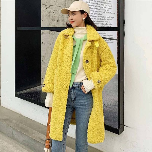 women faux 2020 winter warm teddy coat fashion long parka lamb fur jacket ladies outwear lz8v, Black
women faux 2020 winter warm teddy coat fashion long parka lamb fur jacket ladies outwear lz8v, Black