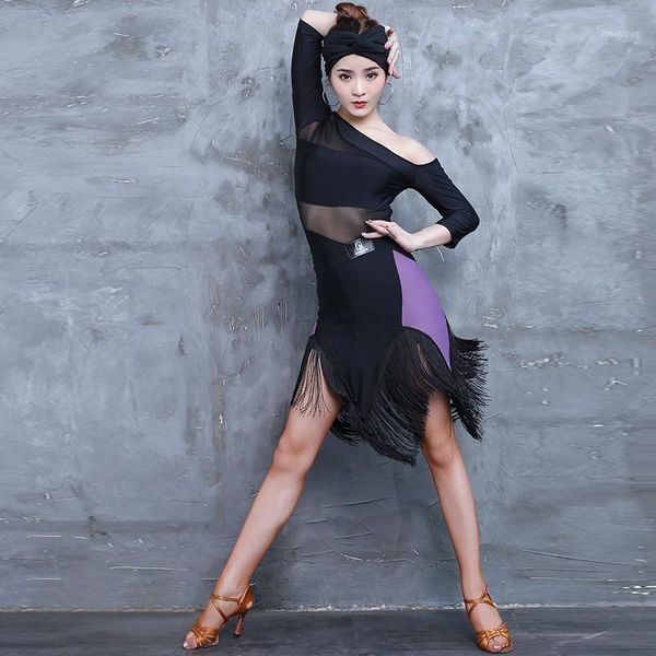 latin dance ladies low collar fringed skirt rumba cha cha samba tango performance dancewear leotard practice women june0041, Black;red
latin dance ladies low collar fringed skirt rumba cha cha samba tango performance dancewear leotard practice women june0041, Black;red