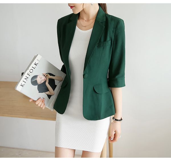 j60742 fashion new small suit blazer casual plus size women blazers and jackets 201201, White;black
j60742 fashion new small suit blazer casual plus size women blazers and jackets 201201, White;black