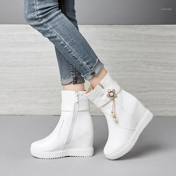boots cresfimix women classic black pu leather side zipper with crystal pearl deco lady white autumn botas femininas c66241
boots cresfimix women classic black pu leather side zipper with crystal pearl deco lady white autumn botas femininas c66241