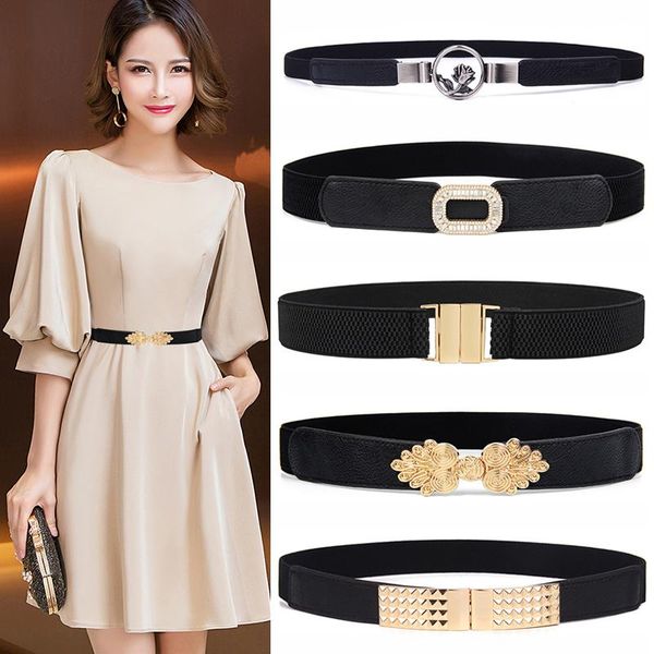 charming black elastic waistbands thin strench cummerbunds for women dress wedding accessories fashion flower buckle alloy gold, Black;brown
charming black elastic waistbands thin strench cummerbunds for women dress wedding accessories fashion flower buckle alloy gold, Black;brown