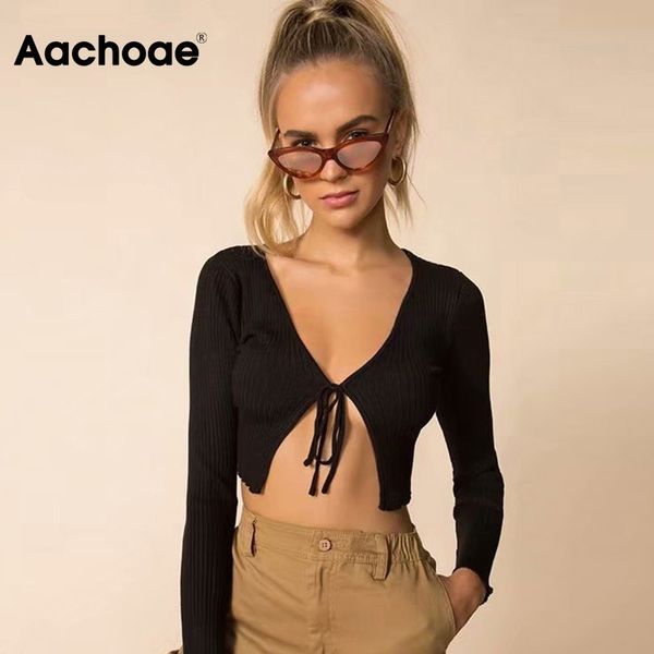 aachoae v neck cardigan sweater women solid tie belt short sweater spring ladies casual long sleeve knitted y200915, White;black
aachoae v neck cardigan sweater women solid tie belt short sweater spring ladies casual long sleeve knitted y200915, White;black