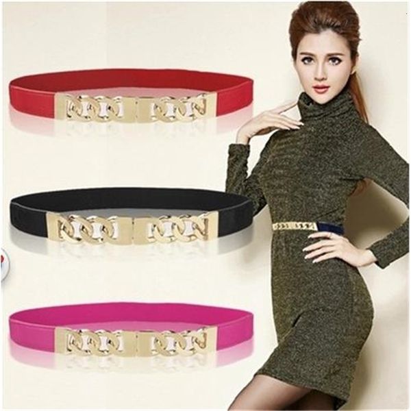 designer vintage women belt metal design clasp back stretch waist belts for women skinny elastic ceinture cinturones female waistband, Black;brown
designer vintage women belt metal design clasp back stretch waist belts for women skinny elastic ceinture cinturones female waistband, Black;brown
