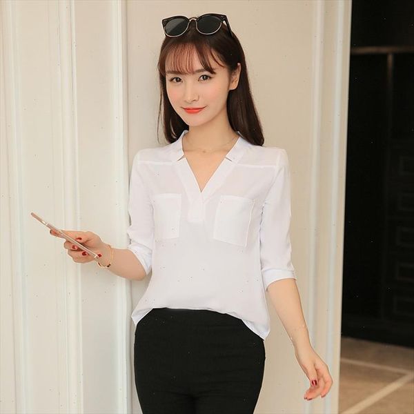 casual loose women shirts 2021 fashion v neck blouse long sleeve white shirt women drop shipping
casual loose women shirts 2021 fashion v neck blouse long sleeve white shirt women drop shipping