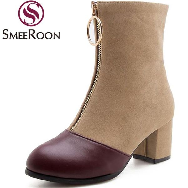 boots smeeroon 2021 solid color ankle for women pointed toe comportable keep warm winter leisure shoes woman, Black
boots smeeroon 2021 solid color ankle for women pointed toe comportable keep warm winter leisure shoes woman, Black