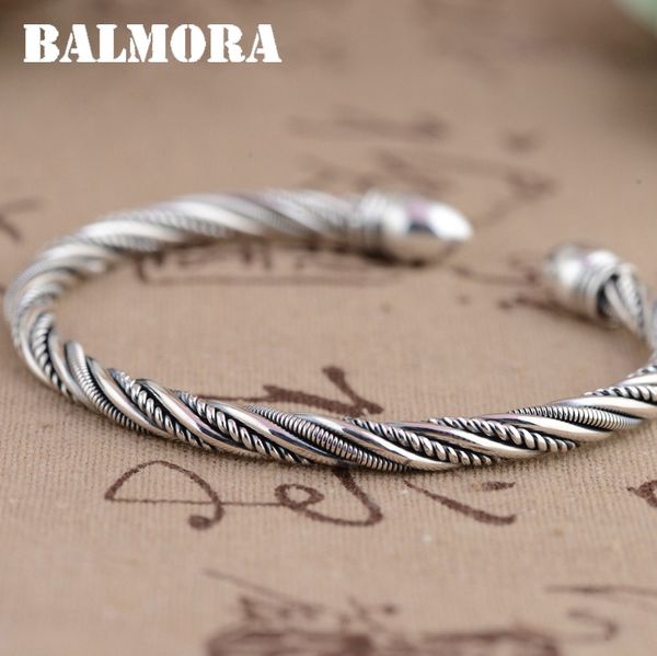balmora 990 pure silver open bangles for women men gift vintage thai silver fashion jewelry about 18cm bracelet pulsera q1201, Black
balmora 990 pure silver open bangles for women men gift vintage thai silver fashion jewelry about 18cm bracelet pulsera q1201, Black