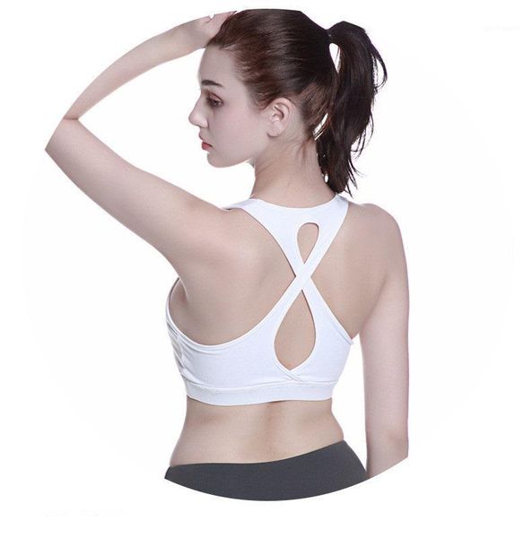 gym clothing women fitness yoga sports bra for running padded seamless athletic vest s - xl shockproof quick dry underwear1, White;black
gym clothing women fitness yoga sports bra for running padded seamless athletic vest s - xl shockproof quick dry underwear1, White;black