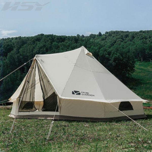 tents and shelters era 260 glamping outdoor family light luxury large space camping thickened cotton tent 450*500*260cm
tents and shelters era 260 glamping outdoor family light luxury large space camping thickened cotton tent 450*500*260cm