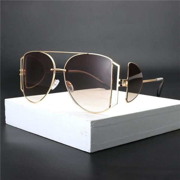 sunglasses vintage frameless for women 2021 sun glasses female oversize men rivet shades fashion fml, White;black
sunglasses vintage frameless for women 2021 sun glasses female oversize men rivet shades fashion fml, White;black