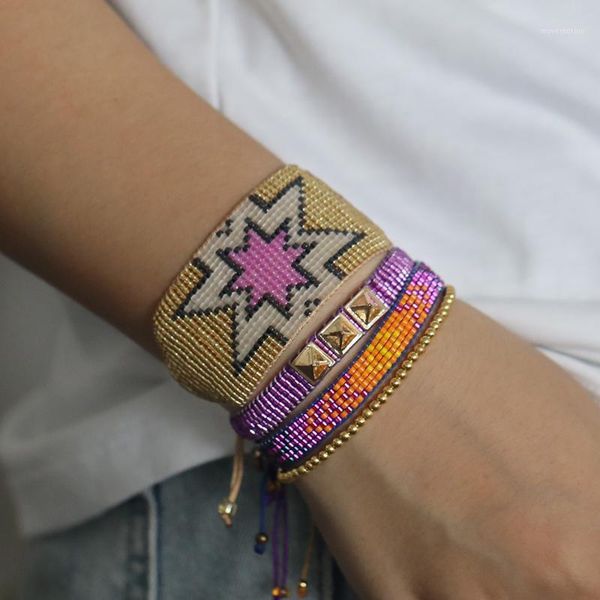 rttooas gold star miyiki beaded bracelet for women pulseras mujer moda 2020 boho handmade woven bileklik armband1, Golden;silver
rttooas gold star miyiki beaded bracelet for women pulseras mujer moda 2020 boho handmade woven bileklik armband1, Golden;silver
