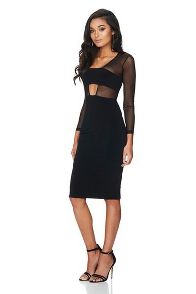 womens fashion dress6115 black long sleeve mesh stitching perspective dress 9y2ac8tsdd, Black;gray
womens fashion dress6115 black long sleeve mesh stitching perspective dress 9y2ac8tsdd, Black;gray