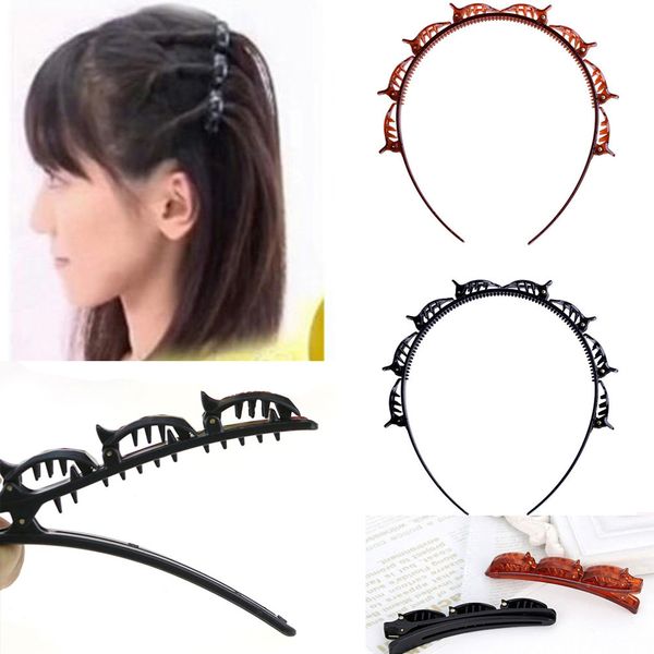 punk hair styling twist clip hollow braided headband barrette braid tool magic accessories
punk hair styling twist clip hollow braided headband barrette braid tool magic accessories