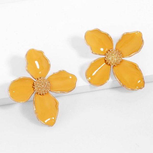 stud flola simple flower earrings for women big gold enamel cute korean holiday jewelry wholesale gifts ersv48, Golden;silver
stud flola simple flower earrings for women big gold enamel cute korean holiday jewelry wholesale gifts ersv48, Golden;silver