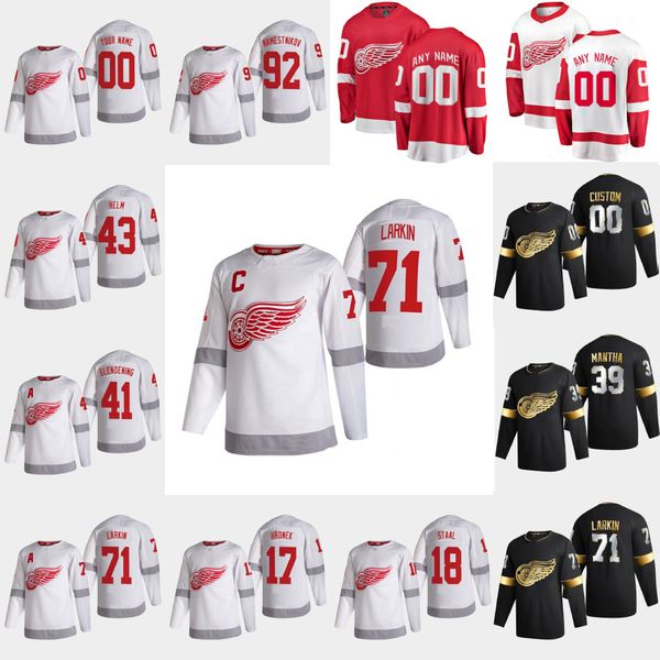 Detroit Red Wings 2021 Reverse Retro Hockey Jersey 19 Steve Yzerman 9 Gordie Howe 13 Pavel Datsyuk Dylan Larkin Jimmy Howard Custom Stitched, Black;red
Detroit Red Wings 2021 Reverse Retro Hockey Jersey 19 Steve Yzerman 9 Gordie Howe 13 Pavel Datsyuk Dylan Larkin Jimmy Howard Custom Stitched, Black;red