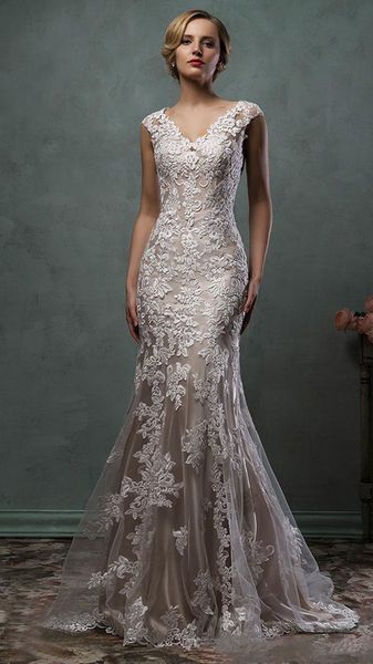 vintage cap sleeves formal full lace appliques mermaid wedding dresses 2020 v-neck backless chapel train wedding bridal party gowns slim fit, Black
vintage cap sleeves formal full lace appliques mermaid wedding dresses 2020 v-neck backless chapel train wedding bridal party gowns slim fit, Black