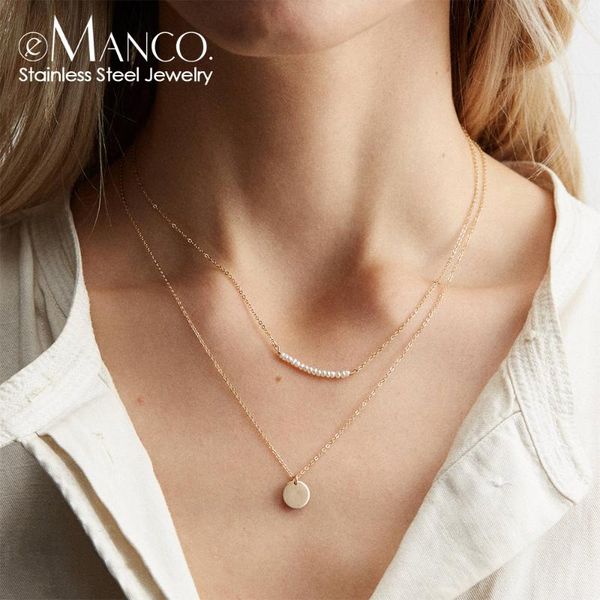 pendant necklaces e-manco trendy minimalist stainless steel necklace for women custom letter pendants choker sets jewelry 2 pcs, Silver
pendant necklaces e-manco trendy minimalist stainless steel necklace for women custom letter pendants choker sets jewelry 2 pcs, Silver