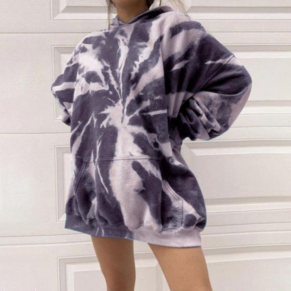 women's hoodies & sweatshirts street fashion autumn for women tie dye print hooded hip hop casual oversized sweatshirt, Black
women's hoodies & sweatshirts street fashion autumn for women tie dye print hooded hip hop casual oversized sweatshirt, Black