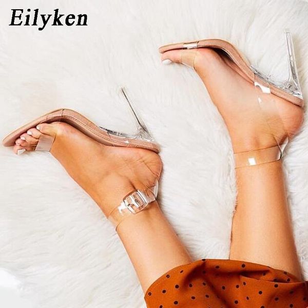eilyken new pvc jelly sandals crystal open toed women transparent thin heels sandals buckle strap pumps 12cm size 35-42 y200405, Black
eilyken new pvc jelly sandals crystal open toed women transparent thin heels sandals buckle strap pumps 12cm size 35-42 y200405, Black