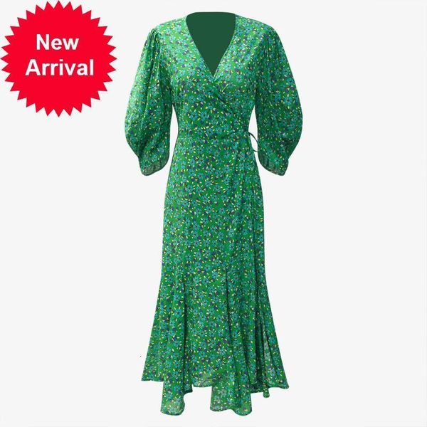 vero 2021 new feminino vintage verde floral decote em v puff manga fina cinta longa elegante vestido alta qualidade roupas de ktr3, Black;gray
vero 2021 new feminino vintage verde floral decote em v puff manga fina cinta longa elegante vestido alta qualidade roupas de ktr3, Black;gray