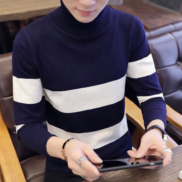 men's sweaters 2021 slim-fit sweater youth high-neck students korean trendy, White;black
men's sweaters 2021 slim-fit sweater youth high-neck students korean trendy, White;black