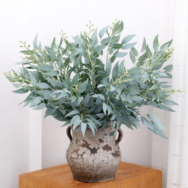 artificial willow bouquet fake leaves for home wedding decoration jugle party willow vine faux foliage plants wreath1
artificial willow bouquet fake leaves for home wedding decoration jugle party willow vine faux foliage plants wreath1