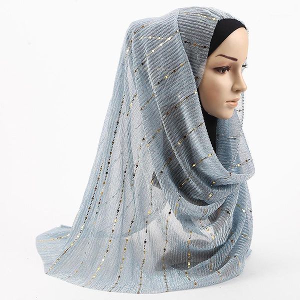 new scarf european and american style sequins cross-border scarf cover autumn shawl scarves turban head1, Blue;gray
new scarf european and american style sequins cross-border scarf cover autumn shawl scarves turban head1, Blue;gray