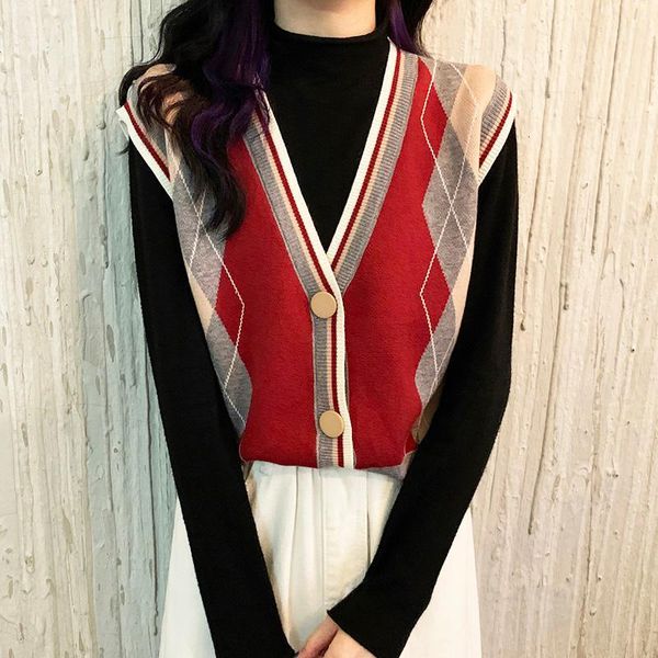 women's vests bethquenoy sleeveless cardigan vintage knit vest sweater women christmas clothes winter sueters mujer 2021 chaleco punto1, Black;white
women's vests bethquenoy sleeveless cardigan vintage knit vest sweater women christmas clothes winter sueters mujer 2021 chaleco punto1, Black;white