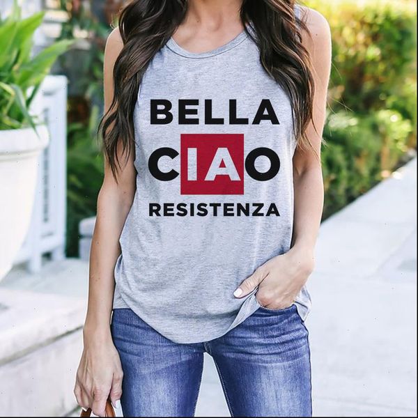 new bella ciao female t shirt tank ladies summer blouses cropped tank women 2021 women aesthetic female, White
new bella ciao female t shirt tank ladies summer blouses cropped tank women 2021 women aesthetic female, White