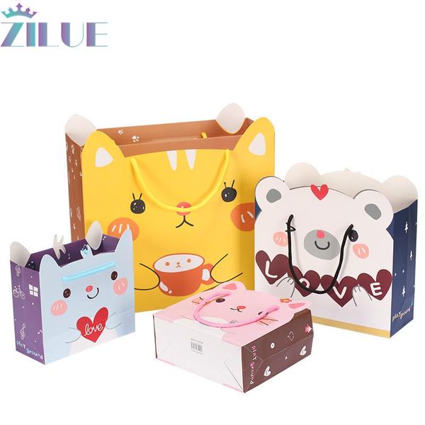gift wrap zilue 5pcs/lot cute cartoon birthday paper bag baby full moon children's day handbag party supplies
gift wrap zilue 5pcs/lot cute cartoon birthday paper bag baby full moon children's day handbag party supplies